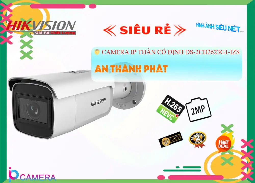 DS-2CD2623G1-IZS Camera An Ninh Sắc Nét,Thông số DS-2CD2623G1-IZS,DS-2CD2623G1-IZS giá mới nhất,DS-2CD2623G1-IZS Công Nghệ POE  Bán Sỉ, Camera Giám Sát DS 2CD2623G1 IZS,DS-2CD2623G1-IZS Giá Thấp Nhất,Giá Bán DS-2CD2623G1-IZS FULL HD 1080P 2.0 MP ,DS-2CD2623G1-IZS Chính hãng,Bán rẻ DS-2CD2623G1-IZS,Giá DS-2CD2623G1-IZS,thông số DS-2CD2623G1-IZS,DS-2CD2623G1-IZS giá mới nhất,DS-2CD2623G1-IZS Giá Hãng,DS-2CD2623G1-IZS rẻ nhất