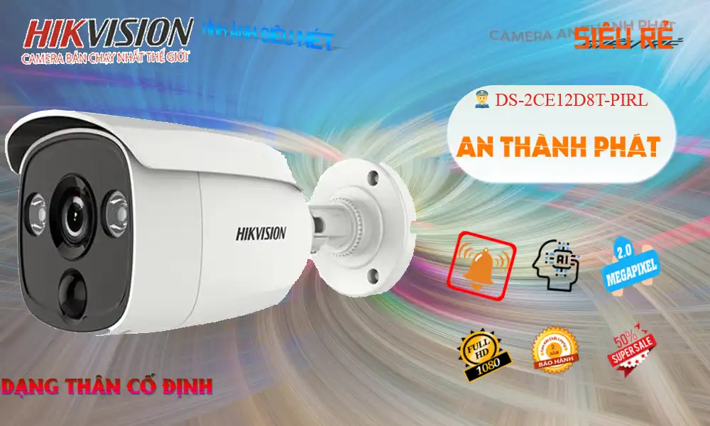 DS-2CE12D8T-PIRL sắc nét Hikvision