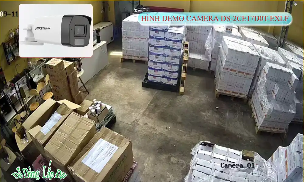 DS-2CE17D0T-EXLF sắc nét Hikvision