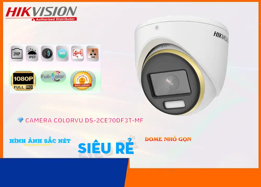 DS-2CE70DF3T-MF sắc nét Hikvision ➠