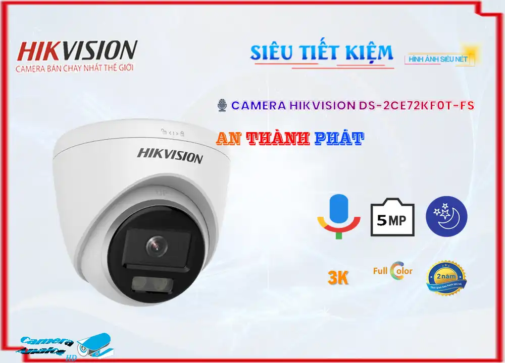 DS-2CE72KF0T-FS sắc nét Hikvision ➠ DS-2CE72KF0T-FS sắc nét Hikvision ➠
