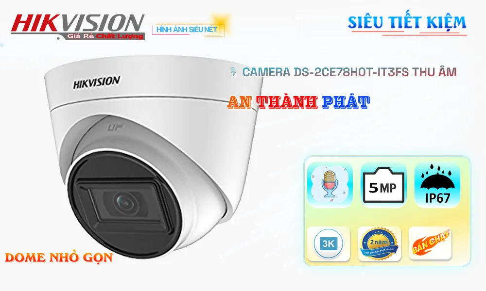 DS-2CE78H0T-IT3FS sắc nét Hikvision