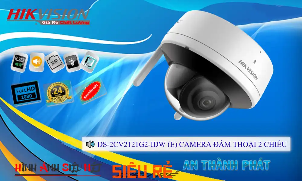 DS-2CV2121G2-IDW(E) sắc nét Hikvision