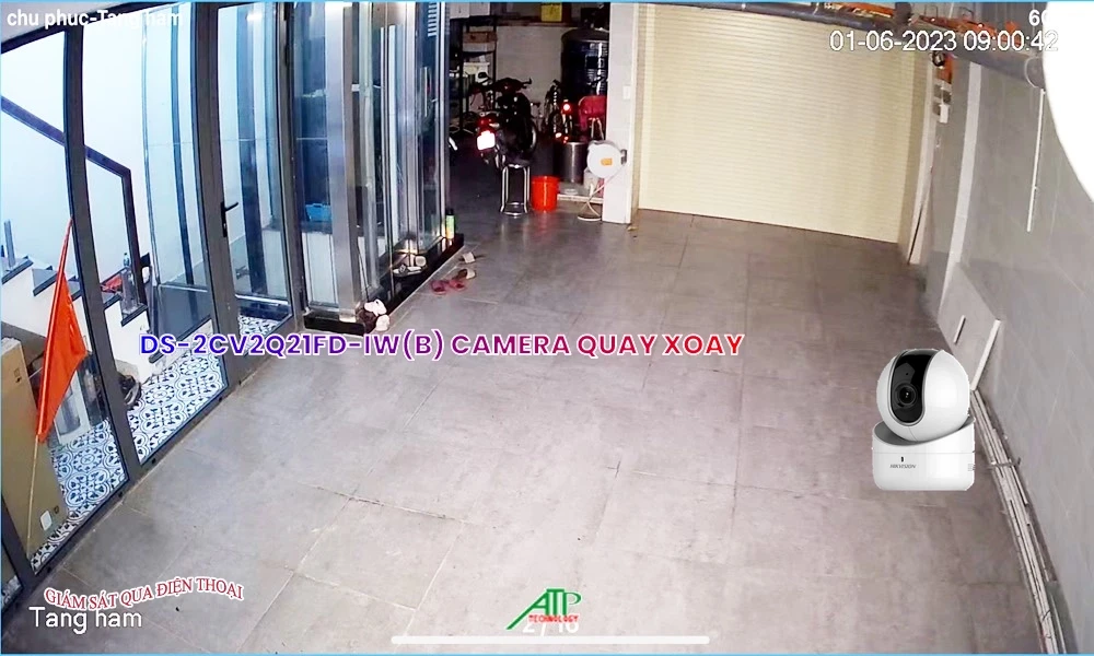 DS-2CV2Q21FD-IW(B) sắc nét Hikvision