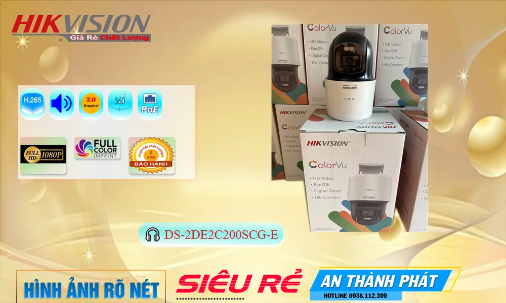 DS-2DE2C200SCG-E sắc nét Hikvision DS-2DE2C200SCG-E sắc nét Hikvision