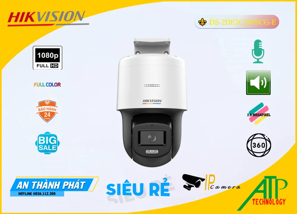 DS-2DE2C200SCG-E sắc nét Hikvision DS-2DE2C200SCG-E sắc nét Hikvision