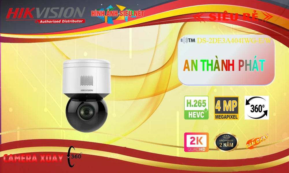 DS-2DE3A404IWG-E/W sắc nét Hikvision