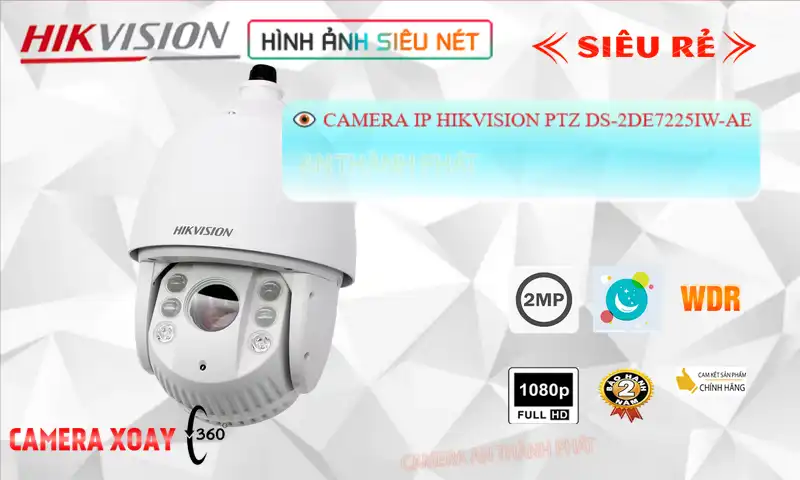 DS-2DE7225IW-AE sắc nét Hikvision DS-2DE7225IW-AE sắc nét Hikvision