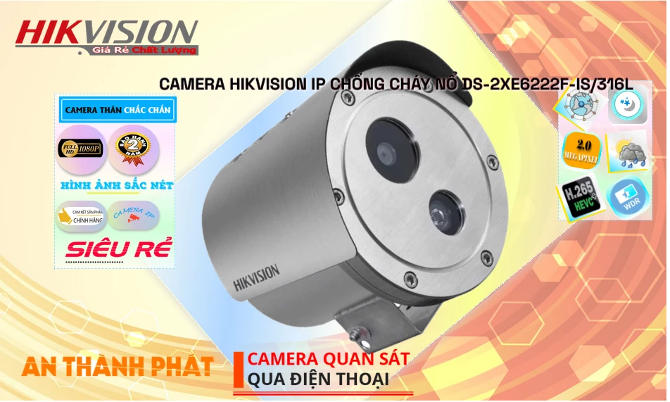 DS-2XE6222F-IS/316L sắc nét Hikvision DS-2XE6222F-IS/316L sắc nét Hikvision