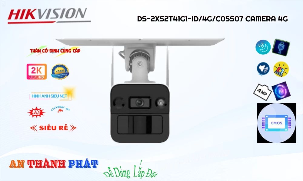 DS-2XS2T41G1-ID/4G/C05S07 sắc nét Hikvision