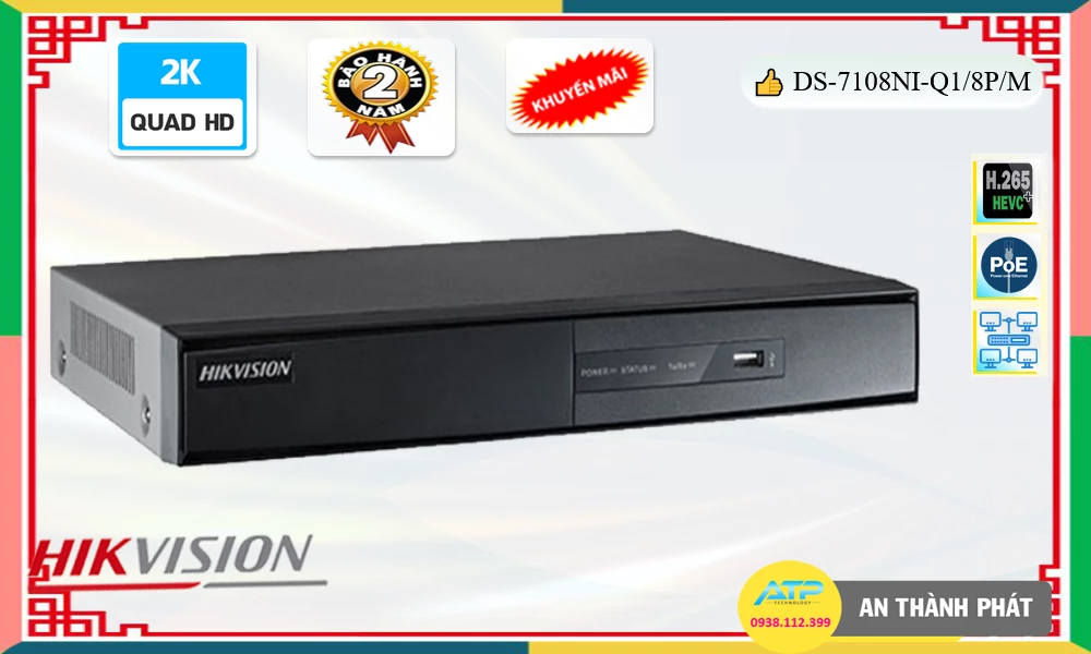 DS-7108NI-Q1/8P/M sắc nét Hikvision ➠ DS-7108NI-Q1/8P/M sắc nét Hikvision ➠
