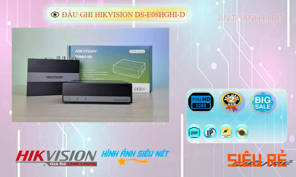 DS-E08HGHI-D sắc nét Hikvision ➠