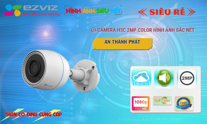Camera H3C 2MP Color Giá tốt Camera H3C 2MP Color Giá tốt