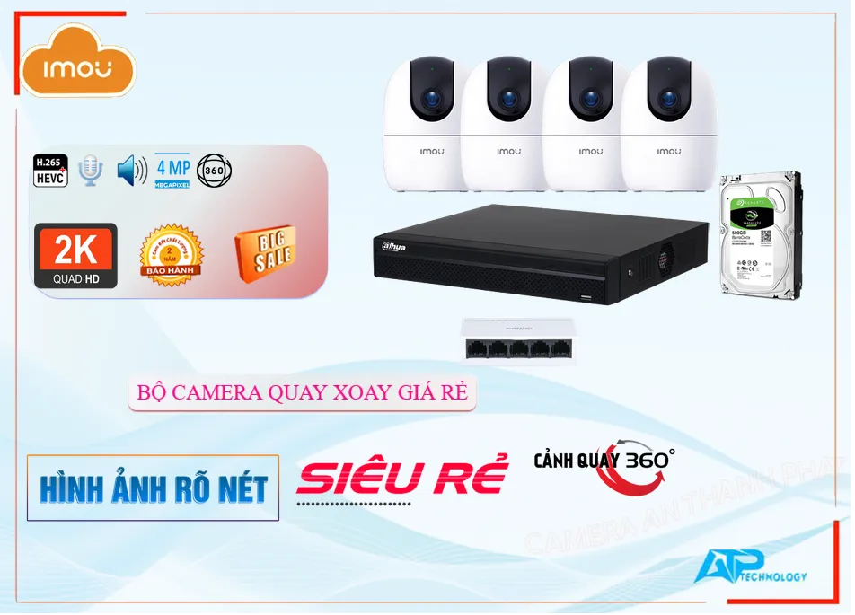 Bộ camera quay xoay giá rẻ Bộ camera quay xoay giá rẻ Công ty lắp camera