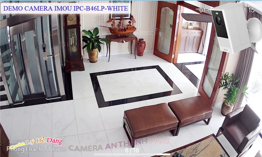 Camera Imou Dùng Pin IPC-B46LP-White