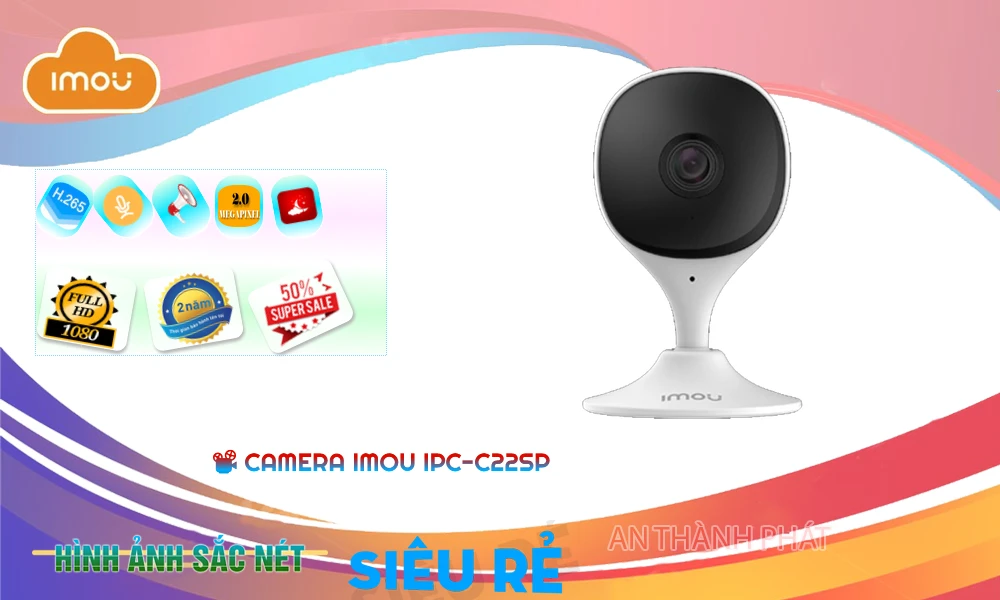 Camera Wifi IP Imou IPC-C22EP-A Nhỏ Gọn