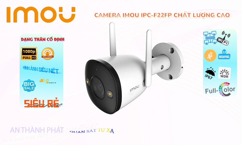 Camera Wifi Imou IPC-F22FP Mẫu Đẹp