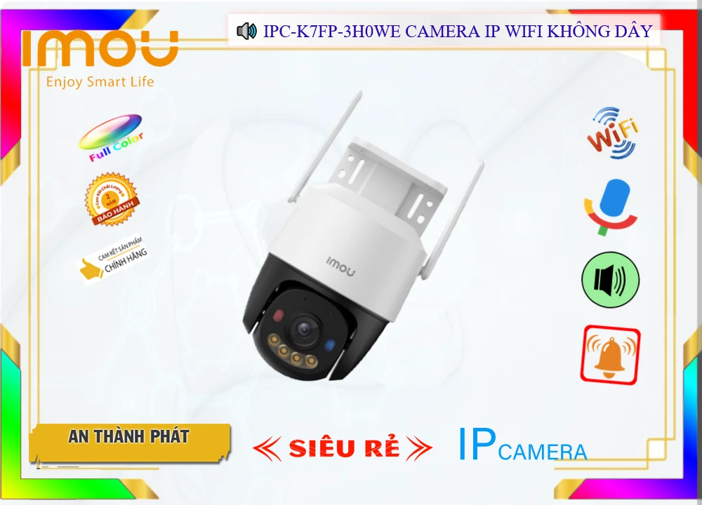 Camera IPC-K7FP-3H0WE Giá rẻ Camera IPC-K7FP-3H0WE Giá rẻ