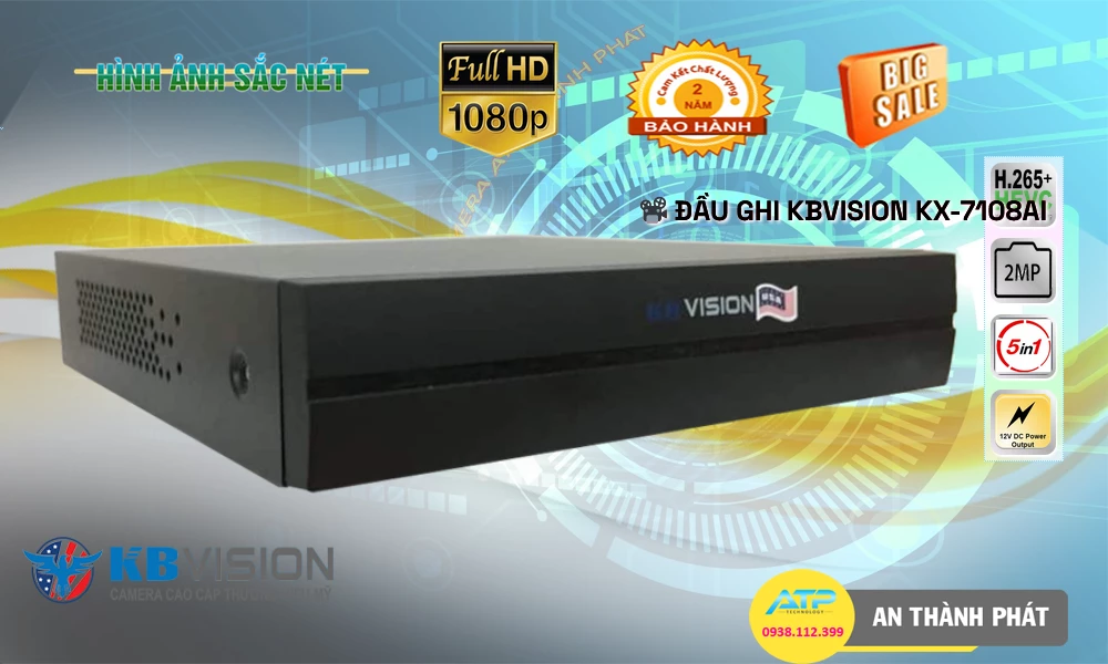 KX-7108Ai sắc nét KBvision