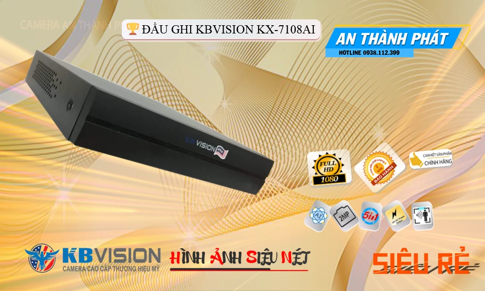 KX-7108Ai sắc nét KBvision