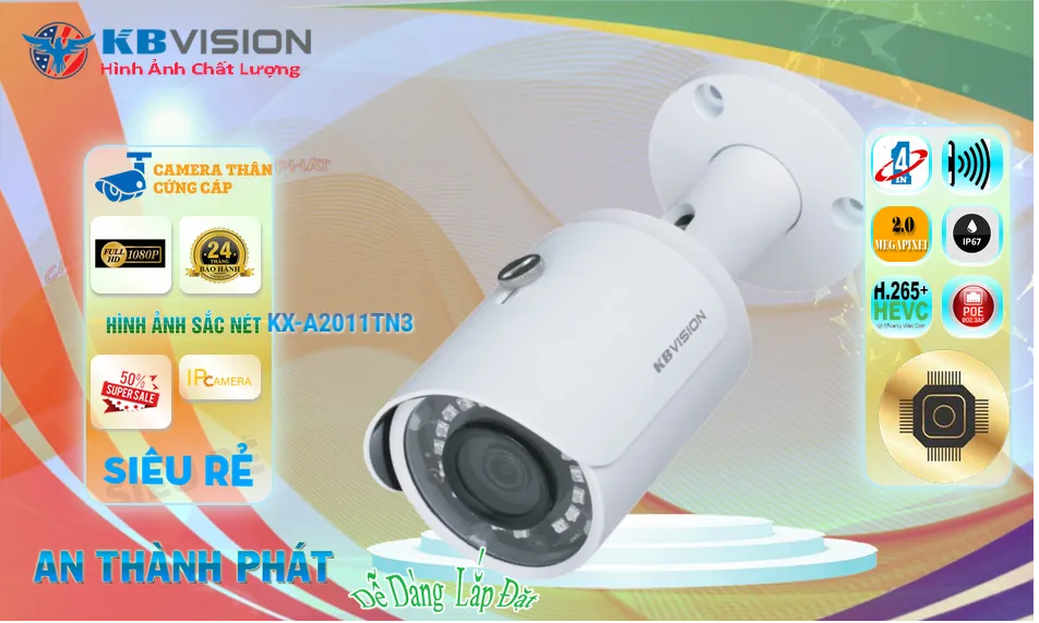 KX-A2011TN3 sắc nét KBvision