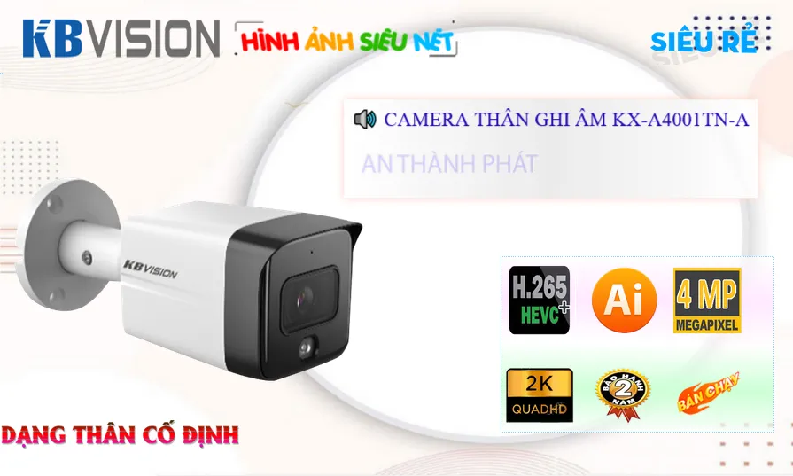 KX-A4001TN-A Camera Chính Hãng KBvision KX-A4001TN-A Camera Chính Hãng KBvision
