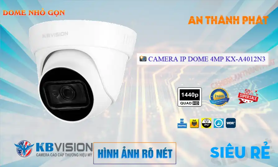 KX-A4012N3 sắc nét KBvision KX-A4012N3 sắc nét KBvision