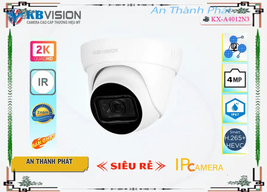 KX-A4012N3 sắc nét KBvision KX-A4012N3 sắc nét KBvision