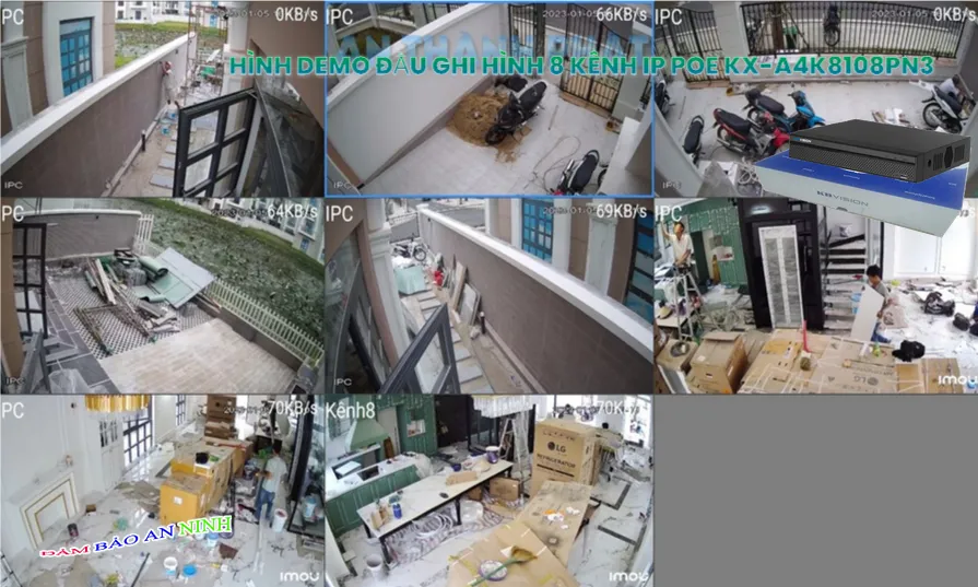 KX-A4K8108PN3 Đầu Ghi KBvision