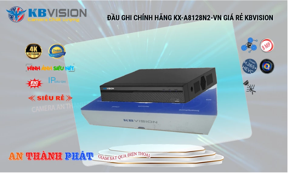 KX-A8128N2-VN sắc nét KBvision ➠