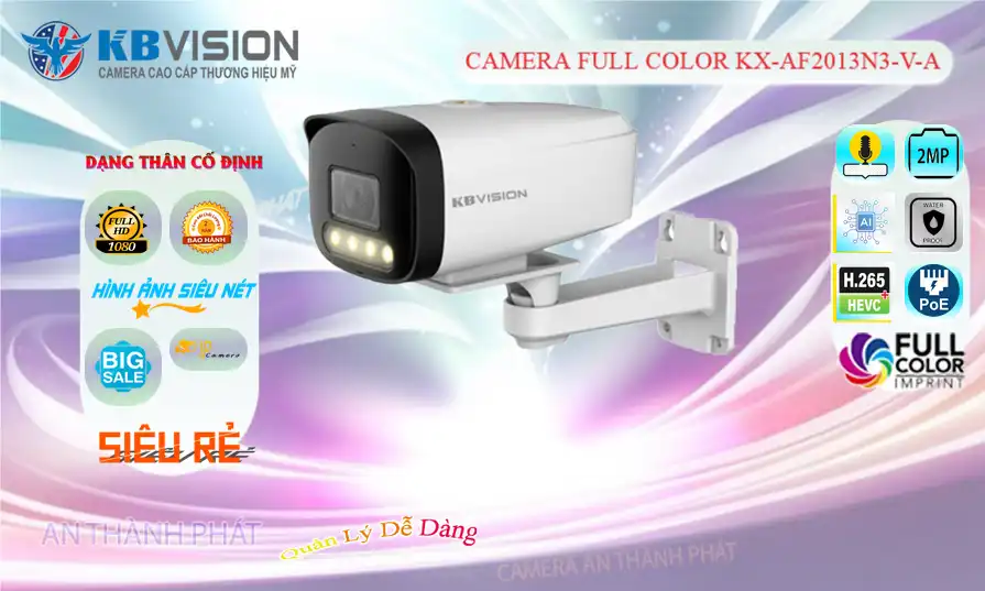 ➠  KX-AF2013N3-V-A sắc nét KBvision
