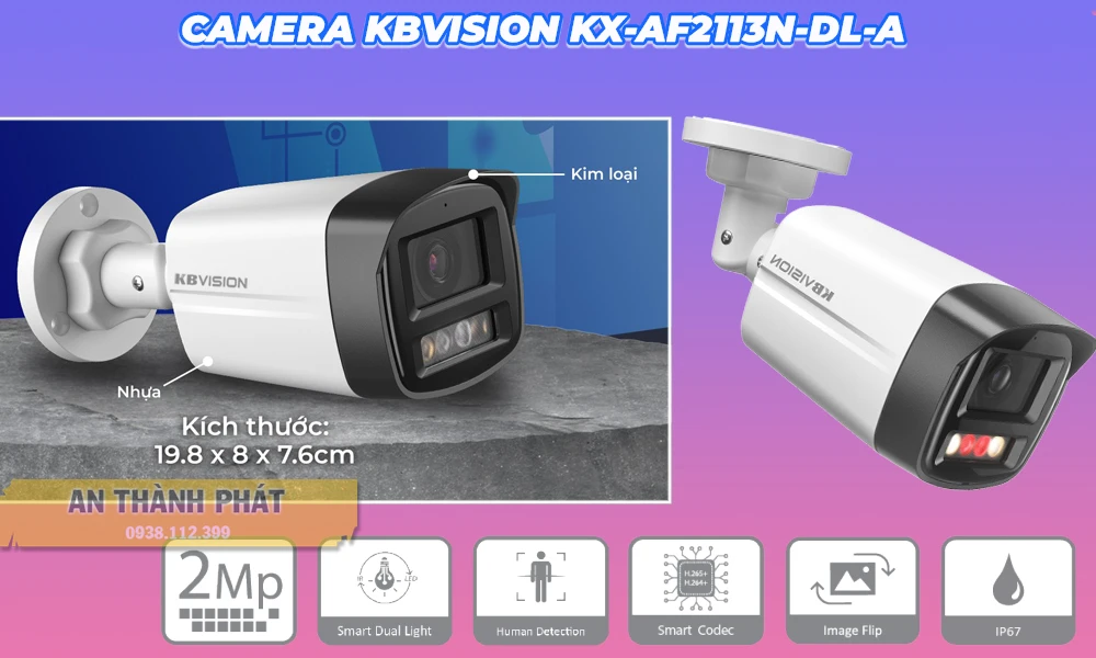 Camera IP PoE KBvision KX-AF2113N-DL-A Siêu rẻ