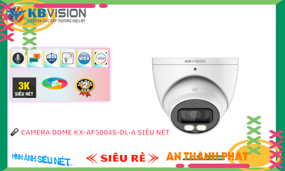 ✅ KX-AF5004S-DL-A Camera Thiết kế Đẹp KBvision ✅ KX-AF5004S-DL-A Camera Thiết kế Đẹp KBvision