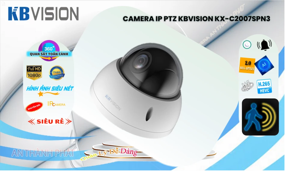 KX-C2007sPN3 sắc nét KBvision