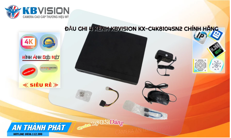 ➠  KX-C4K8104SN2 sắc nét KBvision