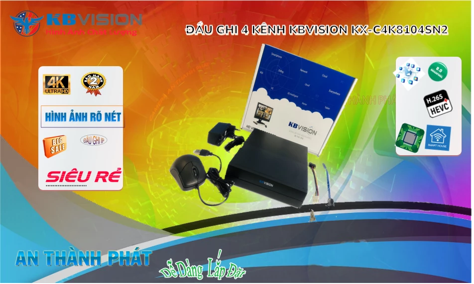 ➠  KX-C4K8104SN2 sắc nét KBvision