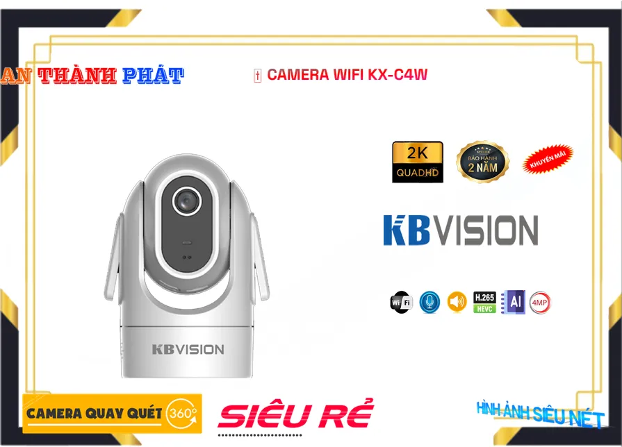 Camera Wifi Kbvision KX-C4W Camera Wifi Kbvision KX-C4W