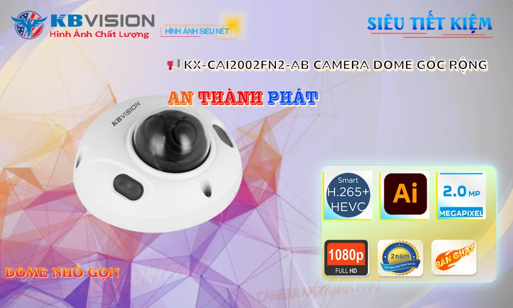 KX-CAi2002FN2-AB sắc nét KBvision