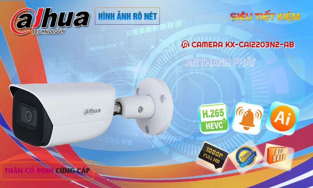 KX-CAi2203N2-AB sắc nét KBvision ➠