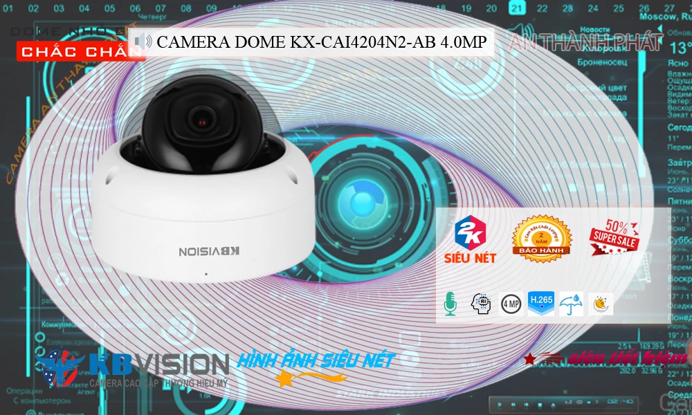 KX-CAi4204N2-AB sắc nét KBvision KX-CAi4204N2-AB sắc nét KBvision
