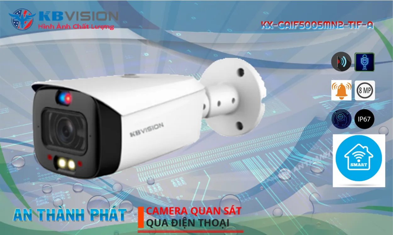 KX-CAiF5005MN2-TiF-A sắc nét KBvision KX-CAiF5005MN2-TiF-A sắc nét KBvision