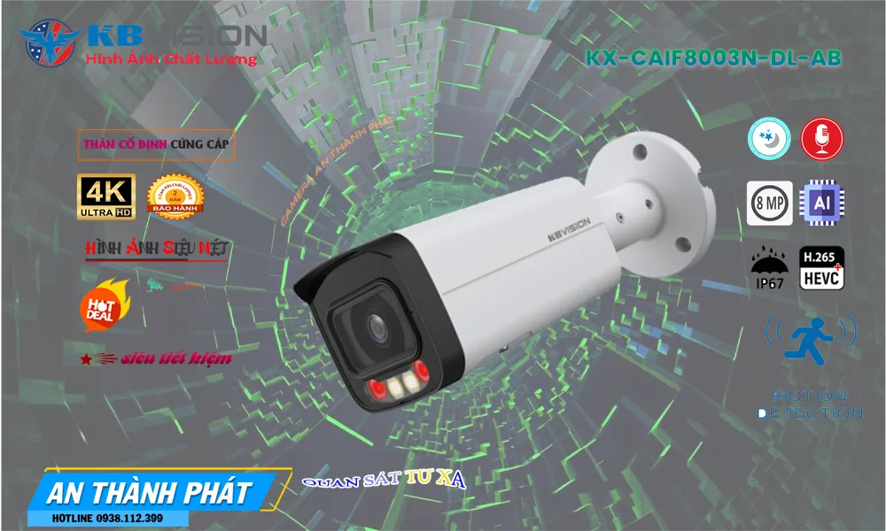 ➠  KX-CAiF8003N-DL-AB sắc nét KBvision