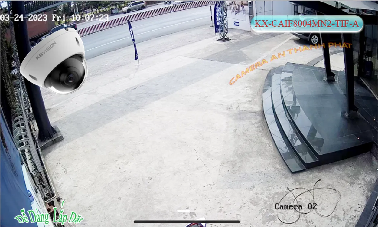 KX-CAiF8004MN2-TiF-A sắc nét KBvision