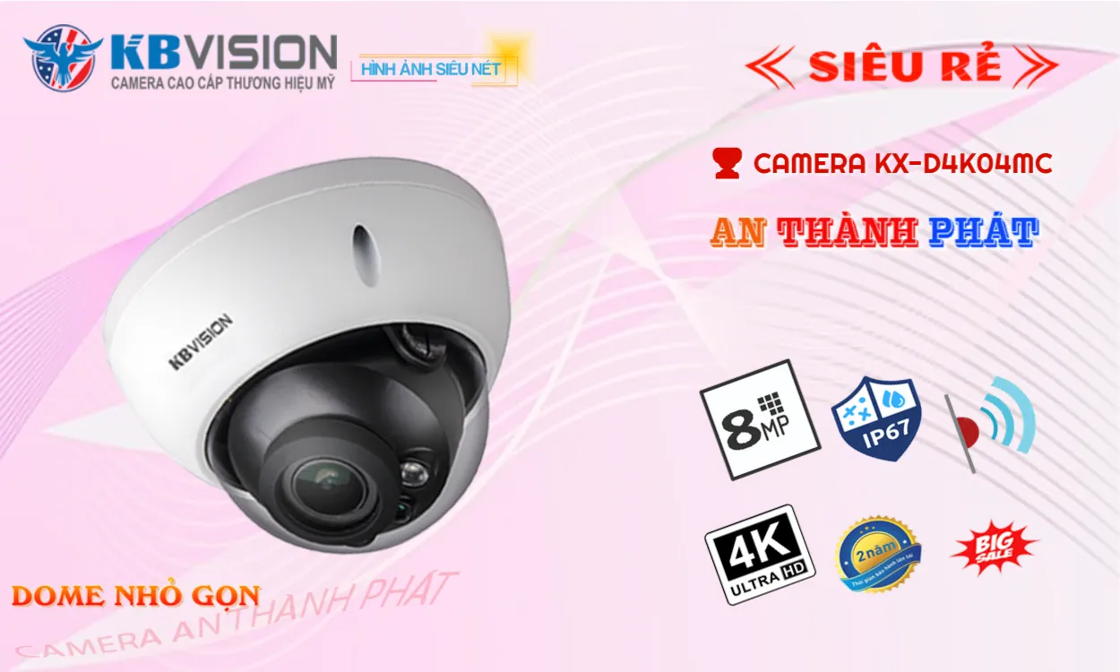 KX-D4K04MC sắc nét KBvision KX-D4K04MC sắc nét KBvision