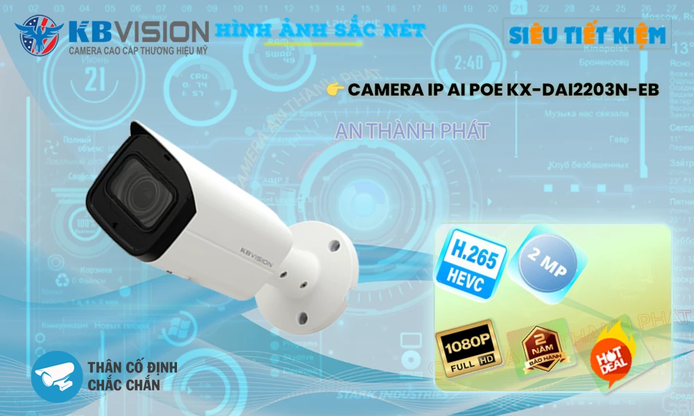 KX-DAi2203N-EB sắc nét KBvision ➠