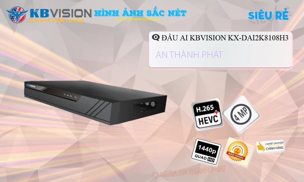 KX-DAi2K8108H3 sắc nét KBvision