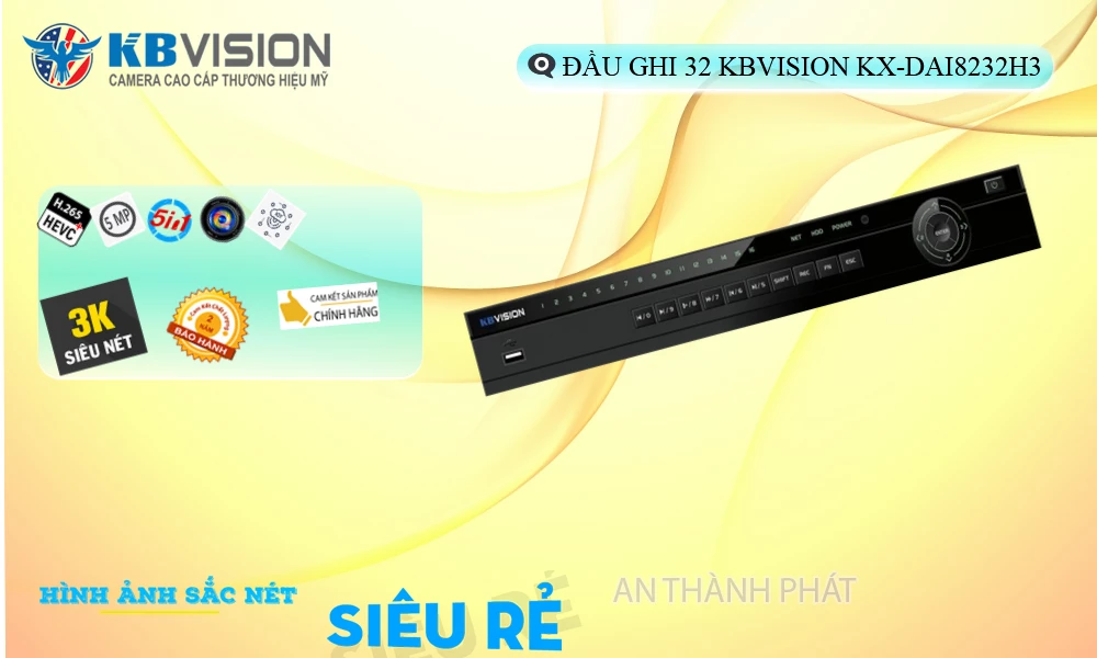 KX-DAi8232H3 sắc nét KBvision