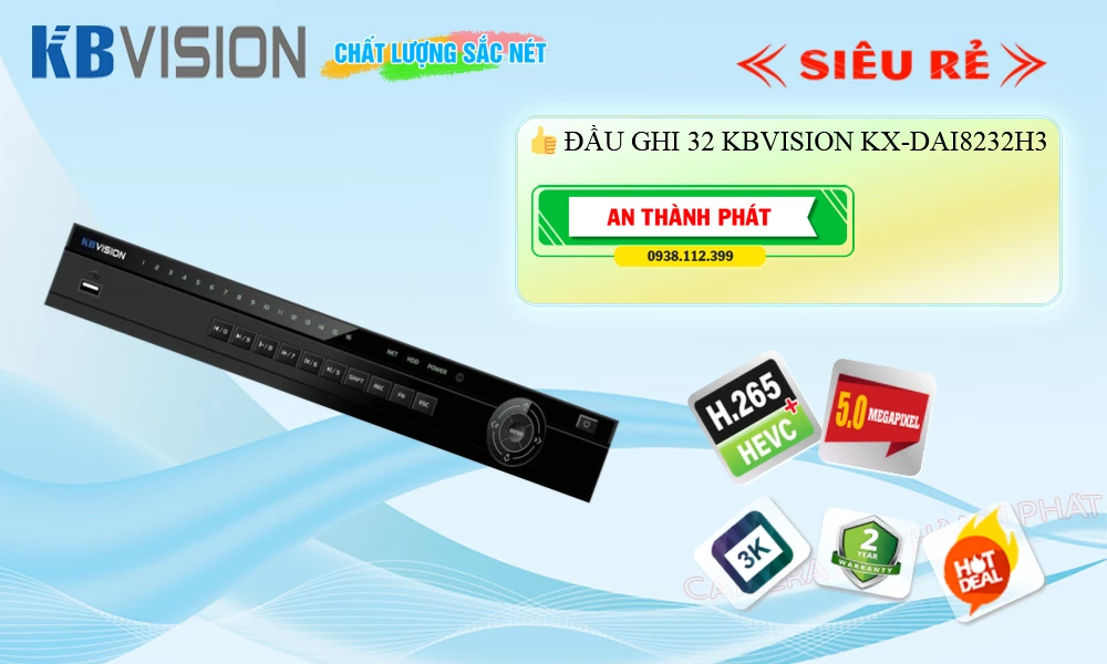 KX-DAi8232H3 sắc nét KBvision