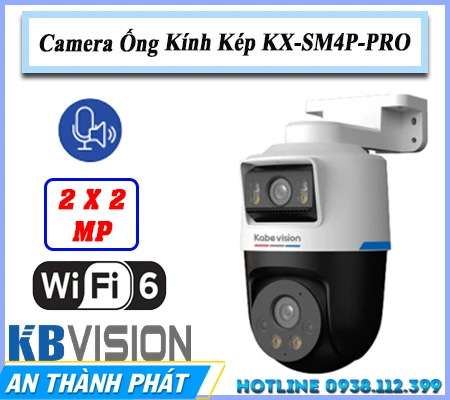 camera quay quét ngoài trời KX-SM4P-PRO, camera PoE 2 ống kính KX-SM4P-PRO, camera thông minh KX-SM4P-PRO, camera báo động chủ động KX-SM4P-PRO, camera quan sát ban đêm KX-SM4P-PRO, camera ngoài trời có còi KX-SM4P-PRO, camera starlight KX-SM4P-PRO