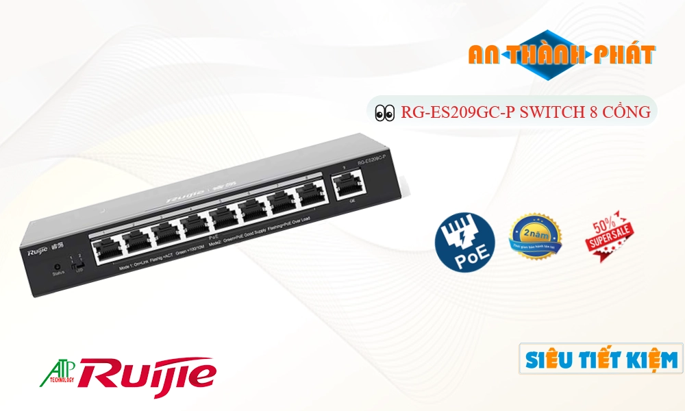 RG-ES210GC-LP Hãng Ruijie  Modum wifi mạng